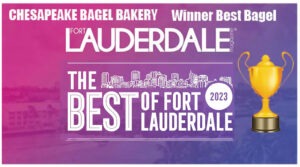 Chesapeake best bagel of Fort Lauderdale winner award in 2023